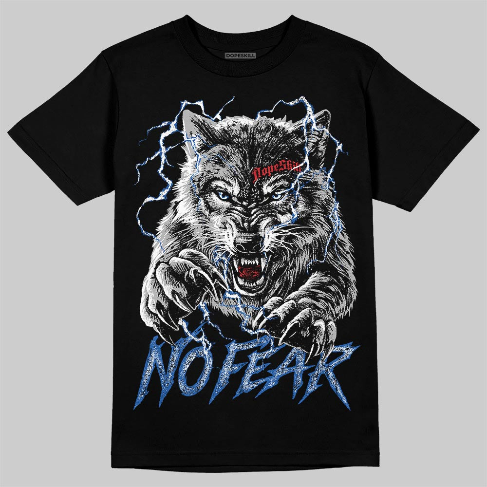 Jordan 3 "True Blue" DopeSkill T-Shirt No Fear Graphic Streetwear - Black