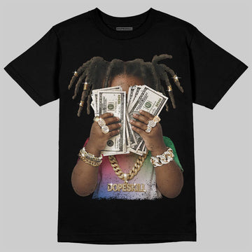 Jordan 11 City Pack “285” Atlanta DopeSkill T-Shirt Rich Youth Graphic Streetwear - Black