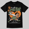 Jordan 4 Retro OG SP Undefeated (2025) DopeSkill T-Shirt No Fake Love Graphic Streetwear - Black