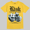 Yellow Sneakers DopeSkill T-Shirt Risk Is Better Than Regret Graphic Streetwear - Gold