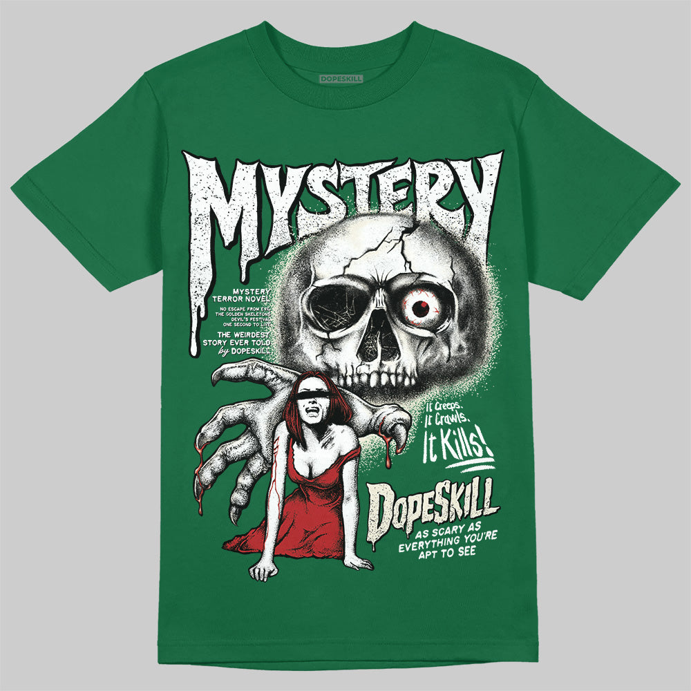 Jordan 13 GS “Pine Green” DopeSkill T-Shirt Mystery Ghostly Grasp Graphic Streetwear - Irish green