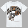 Jordan 1 Retro High OG Palomino DopeSkill T-Shirt Loser Lover Graphic Streetwear - White