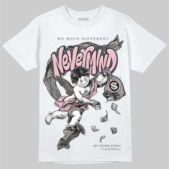 Air Max 95 OG “Pink Foam” DopeSkill T-Shirt Nevermind Graphic Streetwear - White