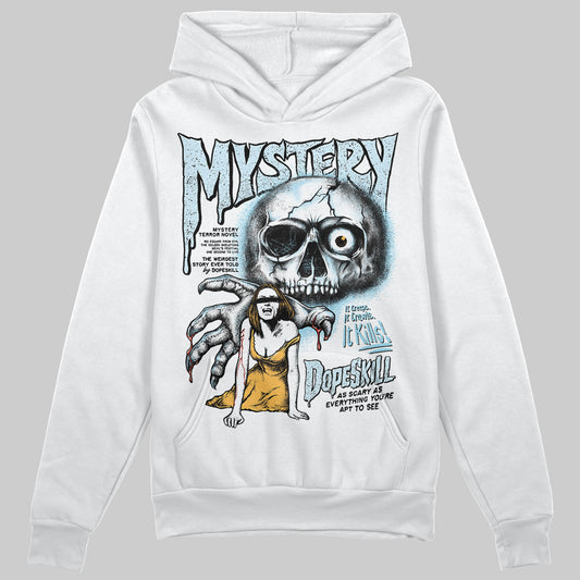 Vans Knu Stack Vintage Satin Dream Blue DopeSkill Hoodie Sweatshirt Mystery Ghostly Grasp Graphic Streetwear - White