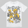 New Balance 9060 Varsity Gold (GS) DopeSkill T-Shirt No Risk No Story Graphic Streetwear - White