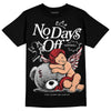 Jordan 12 “Red Taxi” DopeSkill T-Shirt New No Days Off Graphic Streetwear - Black