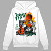 Dunk Low Team Dark Green Orange DopeSkill Hoodie Sweatshirt Drip'n Never Tripp'n Graphic Streetwear - White