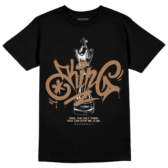 Jordan 6 WMNS Gore-Tex Brown Kelp DopeSkill T-Shirt King Chess Graphic Streetwear - Black