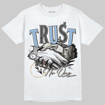 Nike Air Diamond Turf Must Be the Money DopeSkill T-Shirt Trust No One Graphic Streetwear - White