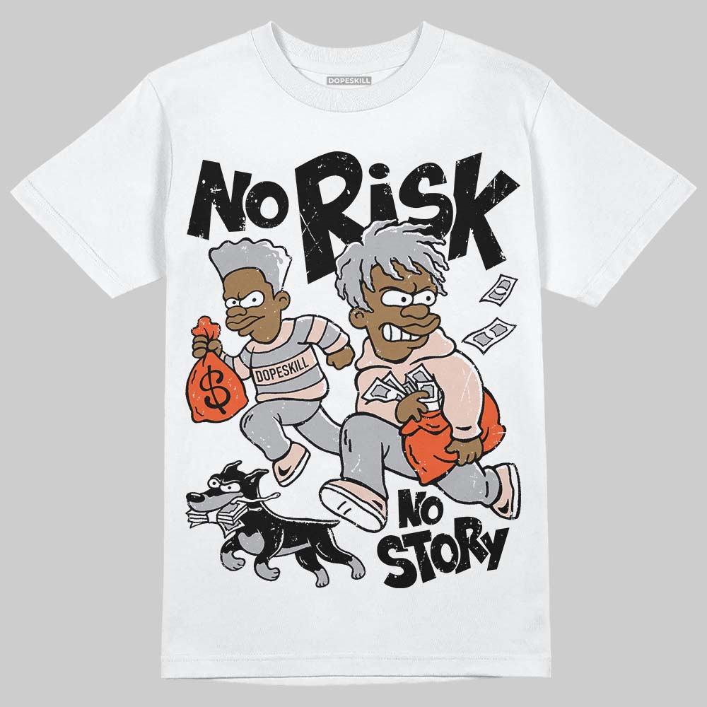 Asics Gel-1130 ‘Oyster Grey’ DopeSkill T-Shirt No Risk No Story Graphic Streetwear - White