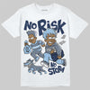 New Balance 9060 Arctic Grey DopeSkill T-Shirt No Risk No Story Graphic Streetwear - White