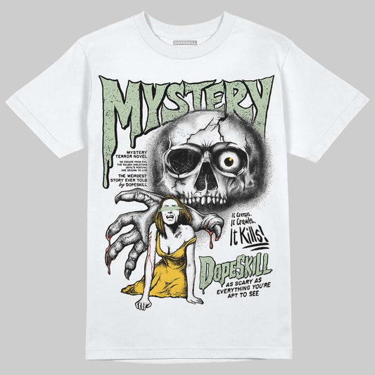 Jordan 4 WMNS “Seafoam” (2025) DopeSkill T-Shirt Mystery Ghostly Grasp Graphic Streetwear - White