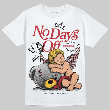 Jordan 14 Retro Ferrari (2025) DopeSkill T-Shirt New No Days Off Graphic Streetwear - White