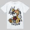 Jordan 12 Retro 'Taxi' 2025 DopeSkill T-Shirt Smile Through The Pain Graphic Streetwear - White