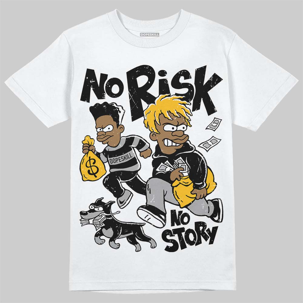 Air DT Max '96 Black White (2024) DopeSkill T-Shirt No Risk No Story Graphic Streetwear - White 