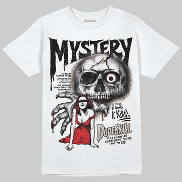 Adidas Samba OG White Black Clear Granite DopeSkill T-Shirt Mystery Ghostly Grasp Graphic Streetwear - White