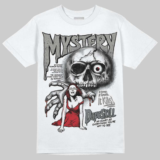 Jordan 9 Cool Grey DopeSkill T-Shirt Mystery Ghostly Grasp Graphic Streetwear - White