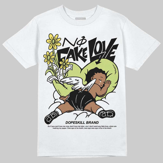 Jordan 11 “Inner Beast” DopeSkill T-Shirt No Fake Love Graphic Streetwear - White 