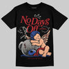 Jordan 4 “Rare Air” DopeSkill T-Shirt New No Days Off Graphic Streetwear - Black