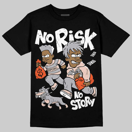 Asics Gel-1130 ‘Oyster Grey’ DopeSkill T-Shirt No Risk No Story Graphic Streetwear - Black