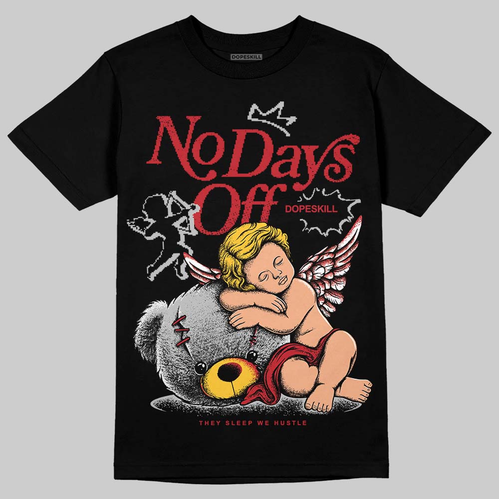 Jordan 14 Retro Ferrari (2025) DopeSkill T-Shirt New No Days Off Graphic Streetwear - black