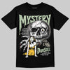 Jordan 4 WMNS “Seafoam” (2025) DopeSkill T-Shirt Mystery Ghostly Grasp Graphic Streetwear - Black