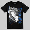 Jordan 3 "True Blue" DopeSkill T-Shirt Trust God Graphic Streetwear - Black