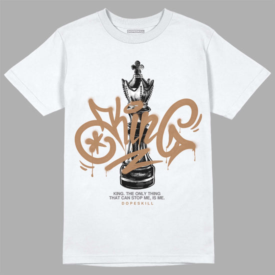 Jordan 6 WMNS Gore-Tex Brown Kelp DopeSkill T-Shirt King Chess Graphic Streetwear - White