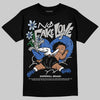Awake NY x Jordan 5 Retro 'Black Racer Blue' DopeSkill T-Shirt No Fake Love Graphic Streetwear - Black
