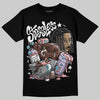 Harris Tweed x Dunk Low Denim Turquoise and Baroque Brown DopeSkill T-Shirt Stressless Graphic Streetwear - Black