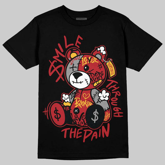 Jordan 14 Golf “Last Shot” DopeSkill T-Shirt Smile Through The Pain Graphic Streetwear - Black
