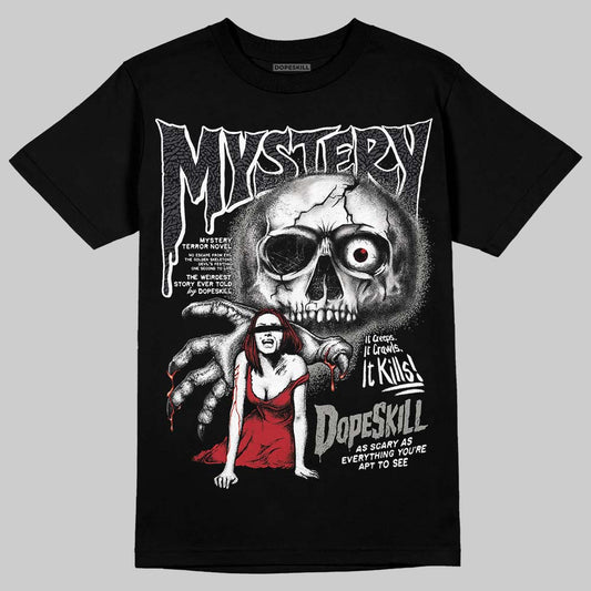 Jordan 3 Retro Black Cat DopeSkill T-Shirt Mystery Ghostly Grasp Graphic Streetwear - Black