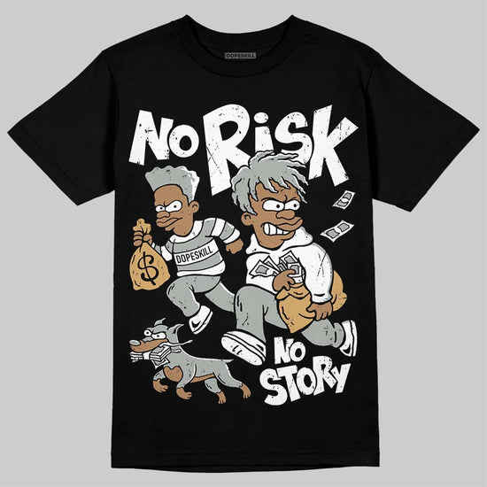 New Balance 1906R ‘White Gold’ DopeSkill T-Shirt No Risk No Story Graphic Streetwear - Black