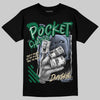 ASICS Gel-Nimbus 10.1 Invincible HTTP 404 Green DopeSkill T-Shirt Pocket Change Graphic Streetwear - Black