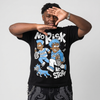 Black University Blue 5s DopeSkill T-Shirt No Risk No Story Graphic