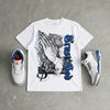 “True Blue” 3s DopeSkill T-Shirt Trust God Graphic