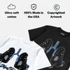 Black University Blue 5s DopeSkill T-Shirt Breathe Graphic