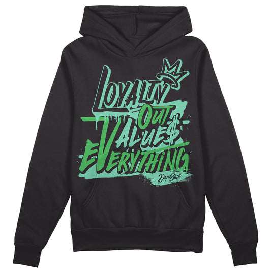 Jordan 1 High OG Green Glow DopeSkill Hoodie Sweatshirt LOVE Graphic Streetwear - Black