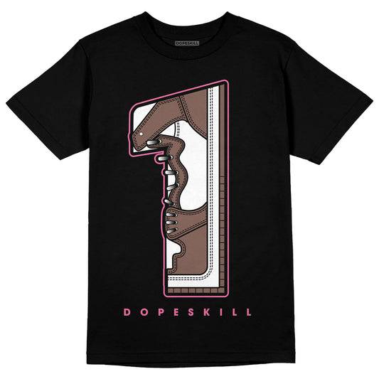 Dunk Low Smokey Mauve Playful Pink DopeSkill T-Shirt No.1 Graphic Streetwear - Black