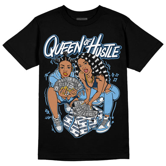 Jordan 1 High OG “First in Flight” DopeSkill T-Shirt Queen Of Hustle Graphic Streetwear - Black