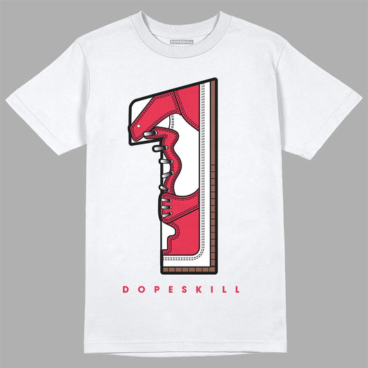 Dunk Low PRM Bacon DopeSkill T-Shirt No.1 Graphic Streetwear - White 