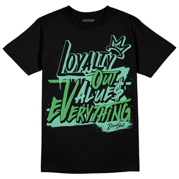 Jordan 1 High OG Green Glow DopeSkill T-Shirt LOVE Graphic Streetwear - Black