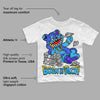 University Blue Toe 1s DopeSkill Toddler Kids T-shirt Born To Be Rich Graphic