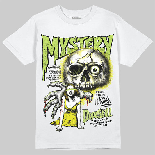 Jordan 13 Retro Bright Cactus DopeSkill T-Shirt Mystery Ghostly Grasp Graphic Streetwear - White