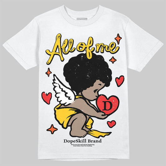 Yellow Sneakers DopeSkill T-Shirt All Of Me Graphic Streetwear - White