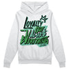 Jordan 1 High OG Green Glow DopeSkill Hoodie Sweatshirt LOVE Graphic Streetwear - White 