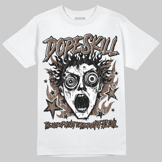 A Ma Maniére x Air Jordan 4 “Dark Mocha” DopeSkill T-Shirt Root of Evil Graphic Streetwear - White