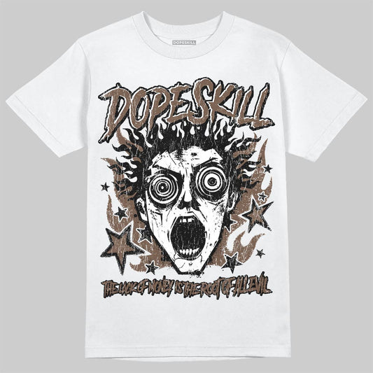 A Ma Maniére x Air Jordan 4 “Dark Mocha” DopeSkill T-Shirt Root of Evil Graphic Streetwear - White