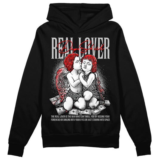 Jordan Spizike Low Bred DopeSkill Hoodie Sweatshirt Real Lover Graphic Streetwear - Black 