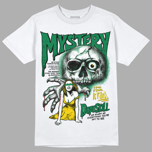 Jordan 5 “Lucky Green” DopeSkill T-Shirt Mystery Ghostly Grasp Graphic Streetwear - White 